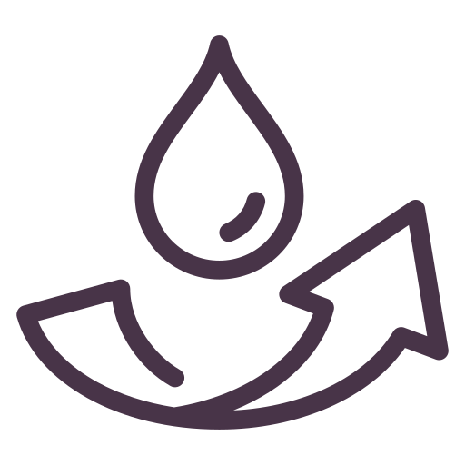 Icon of a candle with a wick on a white background